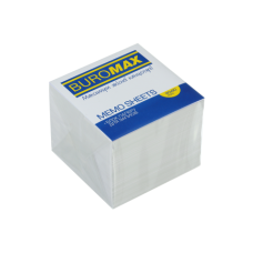 Купить Блок белой бумаги для заметок JOBMAX 90х90х70мм, не склеенный оптом и в розницу в магазине Скрепка. Доставка по Виннице и Украине.