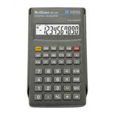 Купить Калькулятор инженерный Brilliant BS-120, 10+2 разрядов, 56 функций оптом и в розницу в магазине Скрепка. Доставка по Виннице и Украине.