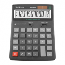 Купить Калькулятор Brilliant BS-555, 12 разрядов оптом и в розницу в магазине Скрепка. Доставка по Виннице и Украине.