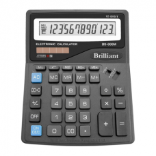 Купить Калькулятор Brilliant BS-888М, 12 разрядов оптом и в розницу в магазине Скрепка. Доставка по Виннице и Украине.