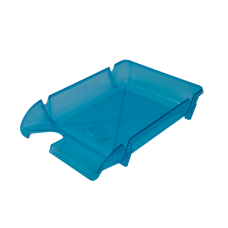 Купить Лоток пластиковый горизонтальный "Компакт" JOBMAX, голубой оптом и в розницу в магазине Скрепка. Доставка по Виннице и Украине.