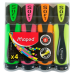 Купить Текст-маркер FLUO PEPS Ultra Soft, набор 4 шт., блистер, ассорти оптом и в розницу в магазине Скрепка. Доставка по Виннице и Украине.
