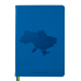 Блокнот деловой UKRAINE А5, 96л., линия, иск. кожа, синий (BM.295220-02)