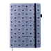 Блокнот деловой RELAX, А5, 96 л., нелинов., серебристый, иск.кожа (BM.295001-24)