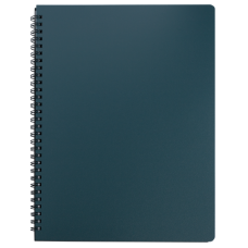 Тетрадь для записей OFFICE, А4, 96 л., клетка, пластиковая обложка, зеленая (BM.24451150-04)