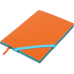 Блокнот деловой LOLLIPOP, L2U, А5, 96 л., нелинов., оранж., иск. кожа (BM.295003-11)