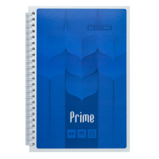 Тетрадь на пружине PRIME А5, 96л., клетка, карт.обложка, синий (BM.24551101-02)