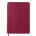 Блокнот деловой FRESH, А5, 96 л., линия, .т.-красный, иск.кожа (BM.295211-13)