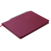 Блокнот деловой FRESH, А5, 96 л., линия, .т.-красный, иск.кожа (BM.295211-13)