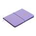 Блокнот деловой NICE, А5, 96 л., клетка, фиолетовый, иск.кожа (BM.295115-07)