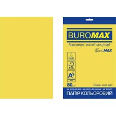 Папір кольоровий INTENSIVE, EUROMAX, жовтий, 20 арк., А4, 80 г/м² (BM.2721320E-08)