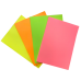 Набор цветной бумаги NEON, 4 цв., 200 л., А4, 80 г/м² (BM.27215200-99)