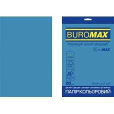 Папір кольоровий INTENSIVE, EUROMAX, синій, 20 арк., А4, 80 г/м² (BM.2721320E-02)