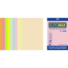 Набір кольорового паперу PASTEL+NEON, EUROMAX, 10 кол., 20 арк., А4, 80 г/м² (BM.2721720E-99)