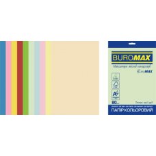 Набір кольорового паперу PASTEL+INTENSIVE, EUROMAX, 10 кол., 50 арк., А4, 80 г/м² (BM.2721650E-99)
