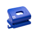 Діркопробивач пластиковий, до 16 аркушів, 120x82x53мм, синій (BM.4017-02)