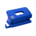 Дырокол пластиковый, RUBBER TOUCH, до 10 л., 120х58х59 мм, синий (BM.4016-02)