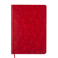 Ежедневник недатированный FLEUR, A5, красный (BM.2053-05)