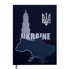 Ежедневник недатированный UKRAINE, A5, кобальтовый (BM.2021-54)