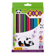 Кольорові олівці, 18 кольорів, KIDS Line (ZB.2415)