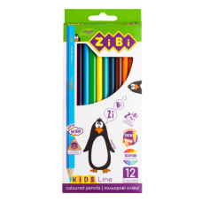 Кольорові олівці, 12 кольорів, KIDS Line (ZB.2414)