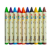 Олівці воскові JUMBO, 10 кольорів, тригранні, BABY Line (ZB.2482)