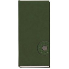 Книга алфавитная А4, 176лист., 135х285мм, баладек зеленый (213 05З)