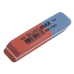 Ластик двойной с абразивной частью L, 58x14x8 мм, красно-синий (BM.1121)