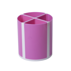 Подставка для пишущих принадлежностей ТВИСТЕР розовая, 4 отделения, KIDS Line (ZB.3003-10)