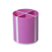Подставка для пишущих принадлежностей ТВИСТЕР розовая, 4 отделения, KIDS Line (ZB.3003-10)