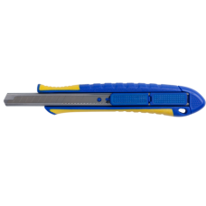 Нож универсальный, 9 мм, возвратный механизм, пластиковый корпус, мет.направляющяя (BM.4603)