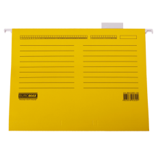 Файл підвісний картонний, А4,  жовтий, по 10 шт. в упаковці (BM.3350-08)