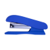 Степлер пластиковый, RUBBER TOUCH, 20 арк., (скобы №24; 26), 127х54х33 мм, синий (BM.4202-02)