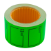 Ценник 35x25 мм, "ЦІНА",  (240 шт, 6 м),  прямоугольный, внешняя намотка, зеленый (BM.282106-04)