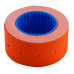 Ценник 22x12 мм (500 шт, 6 м), прямоугольный, внешняя намотка, оранжевый (BM.282101-11)