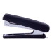 Степлер пластиковый, RUBBER TOUCH, 12 л., (скобы №10), 107х25х54 мм, черный (BM.4128-01)