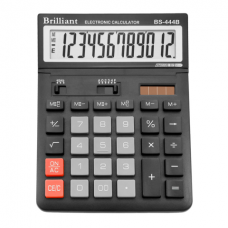 Калькулятор Brilliant BS-444В, 12 разрядов (BS-444B)