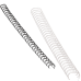 Пружины металлические d 12 мм, сшивают 81-100 листов, черные (f.53273)