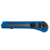 Нож канцелярский, JOBMAX, 18 мм, пластиковый корпус, синий (BM.4650)