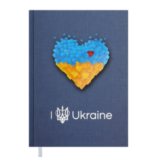 Ежедневник недат. UKRAINE, A5, серый (BM.2021-09)