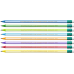 Олівець чорнографітовий "Evolution Stripes", з гумкою (bc8960342)