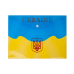 Папка-конверт на кнопке B5, UKRAINE, ARABESKI, желтая (BM.3956-08)