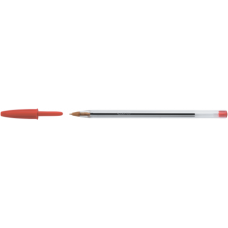Ручка кулькова "Cristal", червона, 50 шт/уп  (bc8373619)