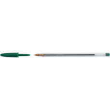 Ручка кулькова "Cristal", зелена, 50 шт/уп  (bc8373629)