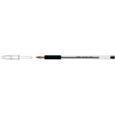 Ручка кулькова "Cristal Grip", чорна, 20 шт/уп  (bc802800)