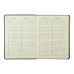 Щоденник недатований GALAXY, A5, зелений, штучна шкіра/поролон (BM.2024-04)
