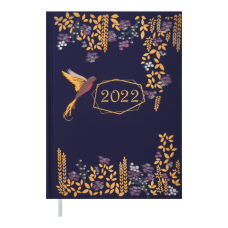 Щоденник датов. 2022 COLIBRI, A5, фіолетовий (BM.2171-07)