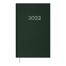 Еженедельник карманный вертик датир. 2022 MONOCHROM, зеленый (BM.2880-04)