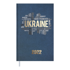 Еженедельник карманный вертик датир. 2022 UKRAINE, синий (BM.2881-02)