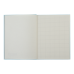 Записная книжка FAVOURITE, PASTEL, А5, 96 л., клетка, офсет крем, тв. лам. обложка, голубая (BM.2410